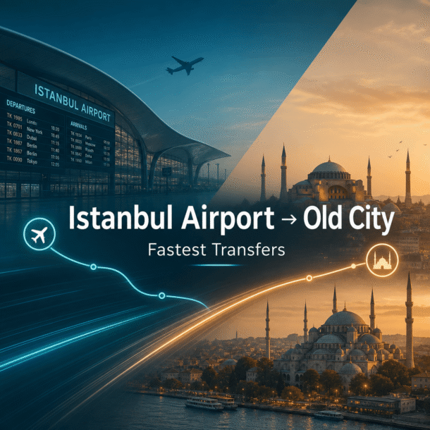 istanbul airport to old city Sultanahmet
