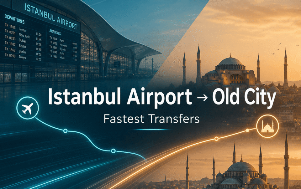 istanbul airport to old city Sultanahmet